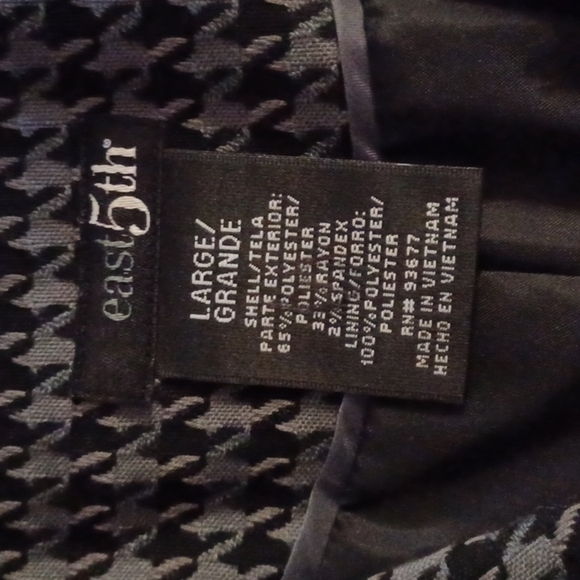 East 5Th Hounds Tooth Coat - Picture 6 of 7